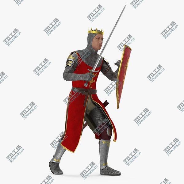 images/goods_img/20210312/3D Crusader Knight King Rigged/1.jpg